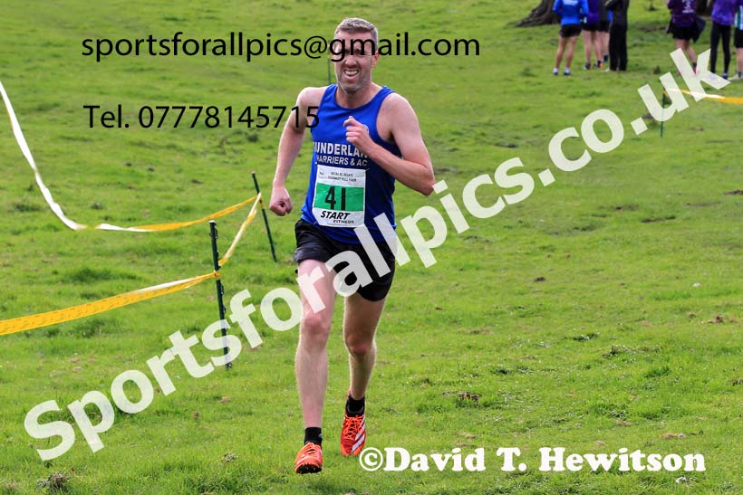 Senior men, 2022 NECAA Cross Country Relays, Thornley Hall Farm, Peterlee, County Durham, October 15th. Photo: David T. Hewitson/Sports for All Pics